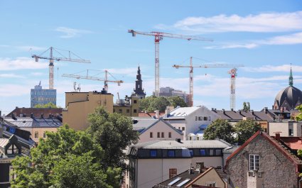 2022 Byggevirksomhet, heisekraner og hustak, Oslo