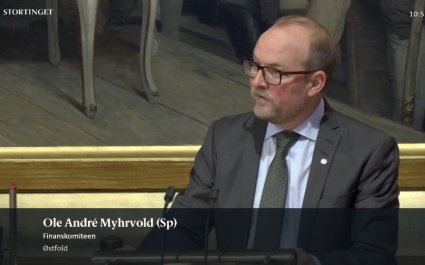 Ole Andre Myhrvold stortinget 051224