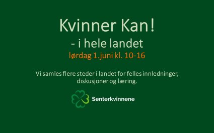 Kvinner Kan ! plakat 1